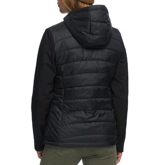 STOIC Hybrid Hooded Insulated Jacket in Black L - Picture 2 of 7